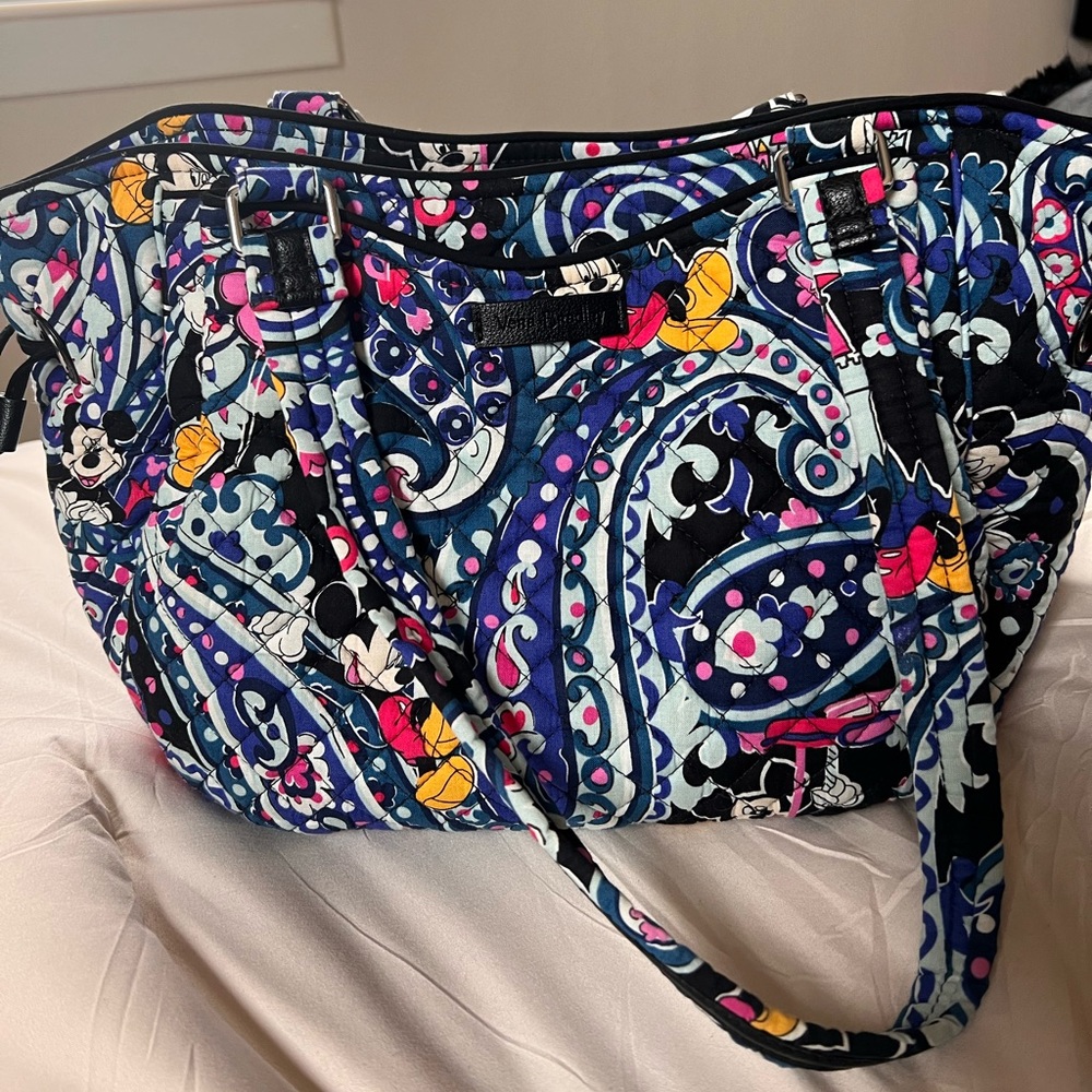 Disney Vera Bradley Large Tote Shoulder Bag Purse